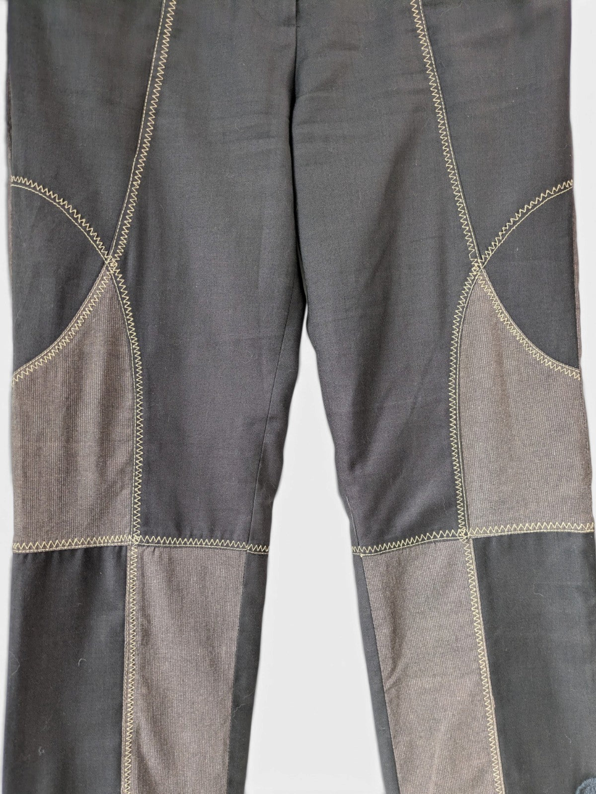 Patchwork panelled trousers (2000s)