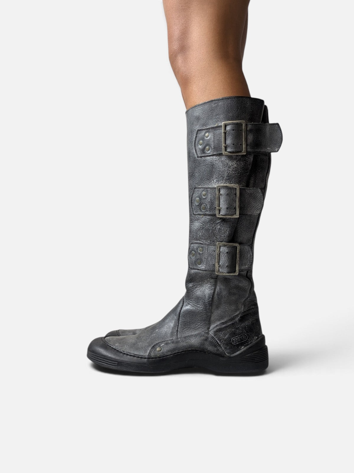 Industrial triple buckle boots (2000s)