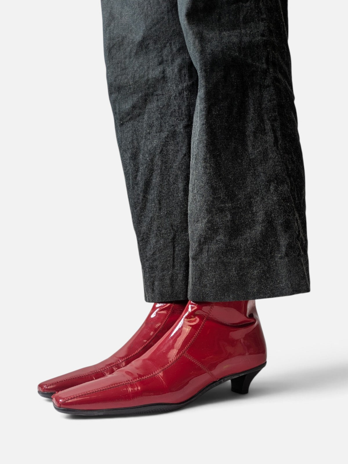 Prada kitten heel boots (2000s)