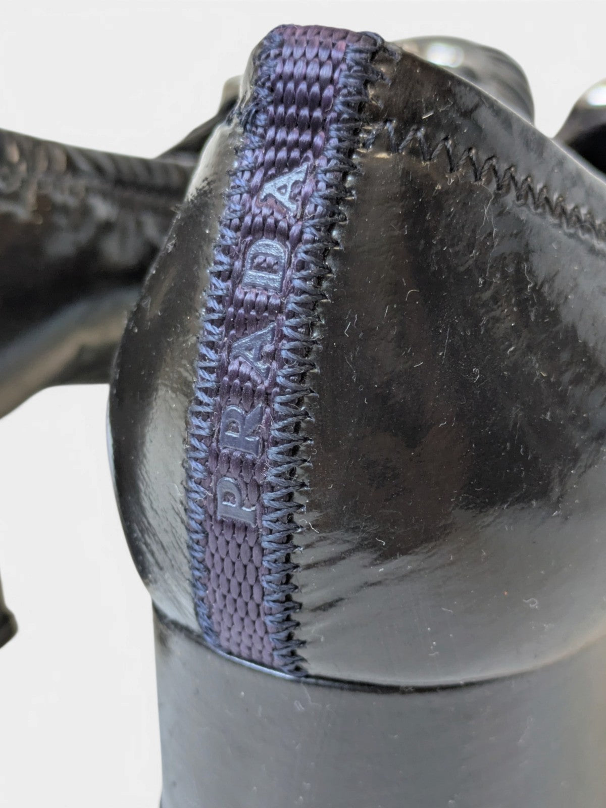 Prada chain-link loafer pumps (2000s)