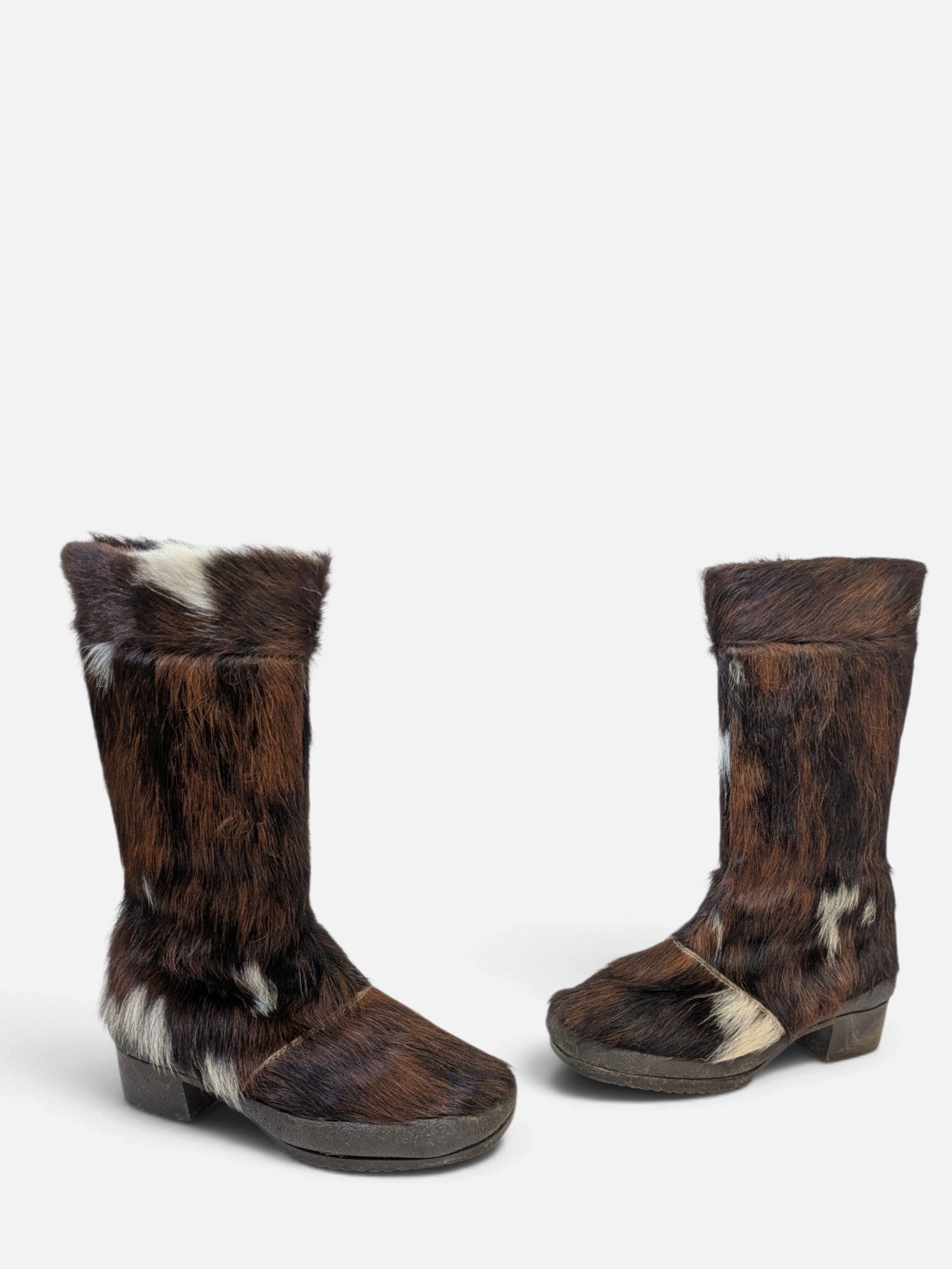 Fur après-ski snow boots (90s)