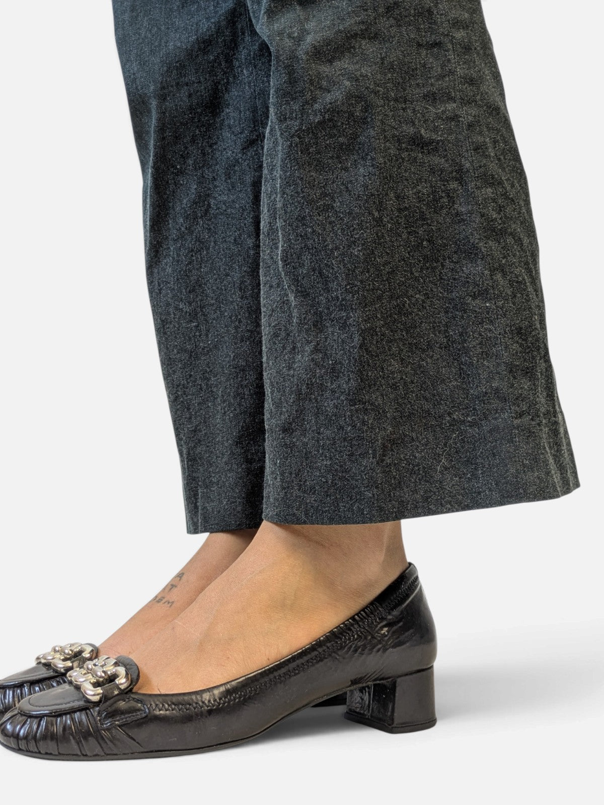 Prada chain-link loafer pumps (2000s)