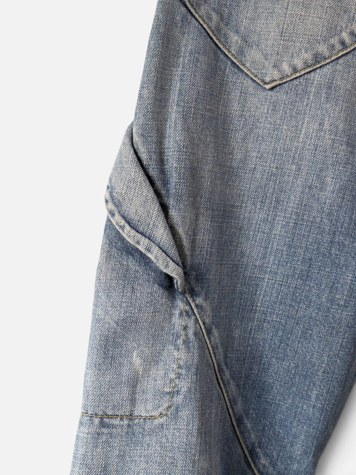 Levi's Engineered twisted-seam flare jeans (2000s)